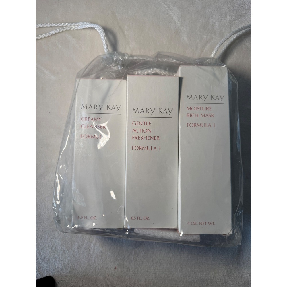 Mary Kay Skincare Set Formula 1 2 Creamy Cleanser Freshener Moisture Rich Mask